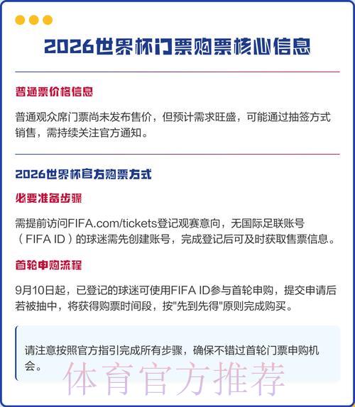 世界杯官方购票平台全面介绍